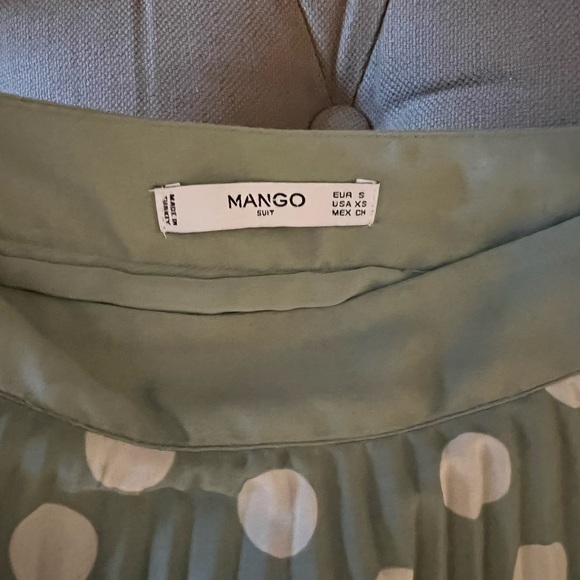 COPY - MANGO Polka Dot Pleated Skirt - Picture 6 of 10